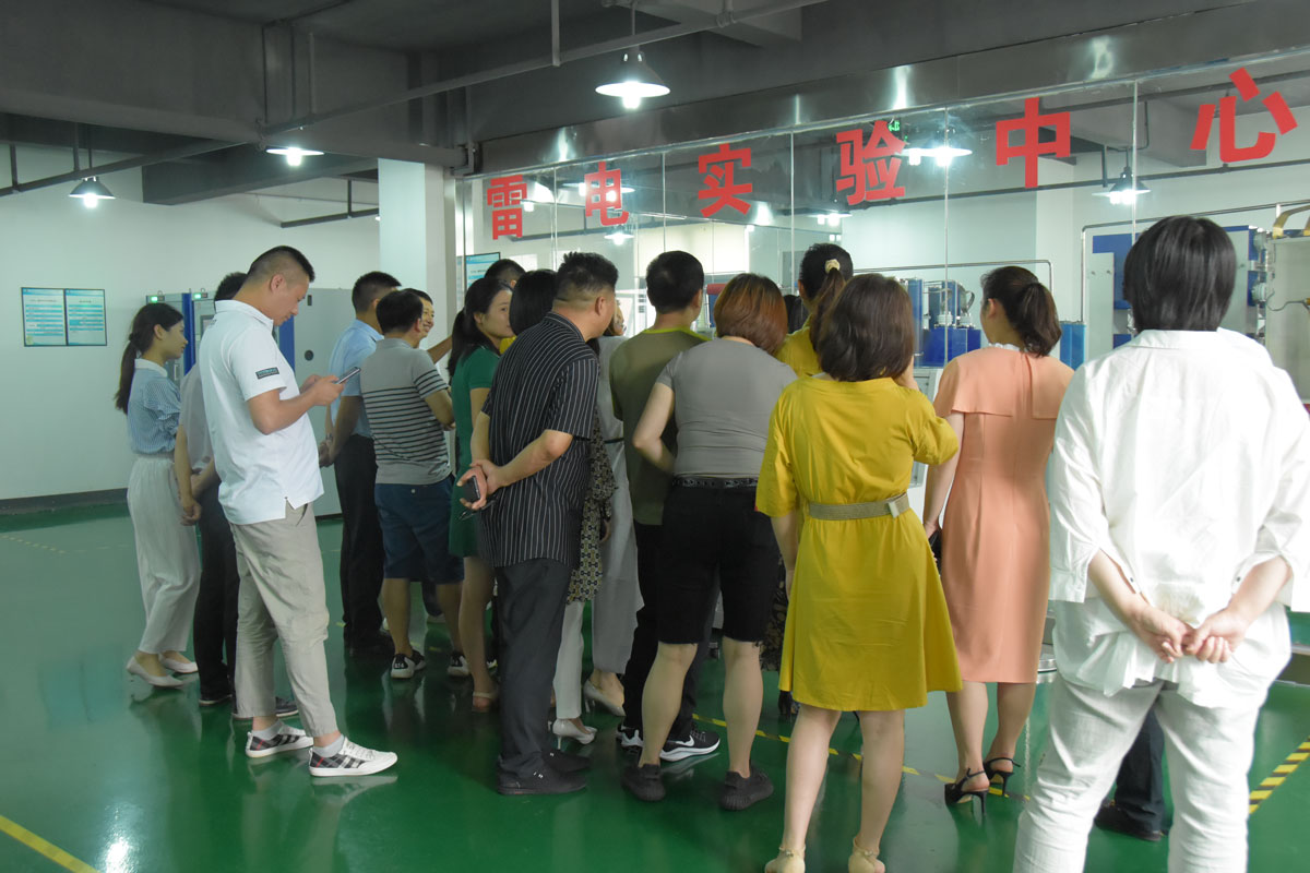 瑞士维多利亚大学MBA15-16班同学莅临新利app软件(集团)股份有限公司防雷考察交流